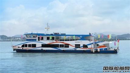 江龙船艇交付温州鹿城区第二艘470客位新型客渡船